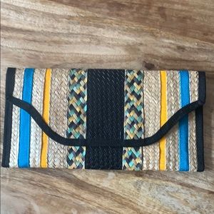 Authentic hand woven clutch
